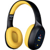 Konix 82541120664 slúchadlo / náhlavná súprava Slúchadlá s mikrofónom Káblový a bezdrôtový Pres hlavu Hovor / hudba Bluetooth Čierna, Žltá (KX-PACMAN-GH)