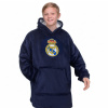 Fan-shop Detská oversize mikinová deka REAL MADRID modré velikost: 6/10 let