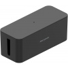 Organizér káblov AlzaPower Cable Box Basic Medium čierny (APW-COGCB01MB)