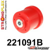 Zadní rameno silentblok 57mm 221091B (Zadní rameno polyuretanové lůžko silentblok 57mm)