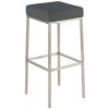 Design-Shop Barová stolička DS35899 nerez - Sivá