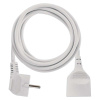 EMOS SK s.r.o. Predlžovací kábel 2 m / 1 zásuvka / biely / PVC / 1 mm2 - P0112