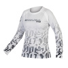 ENDURA MT500 Print Tee LTD L/S Jersey, white/black, XS, RE6219BK-XS