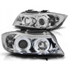 LAMPY PRE BMW E90/E91 03.05-08.08 ANGEL EYES CHROME