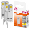 Žiarovka, žiarivka - LED G4 žiarovka kapsula 0,9W 2700K OSRAM 2PAK MINI (LED G4 žiarovka kapsula 0,9W 2700K OSRAM 2PAK MINI)