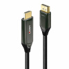 Kábel DisplayPort na HDMI M/M 3m, jednosmerný, 4K@120Hz, čierny, pozl. konektor