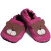 Afelo Kožené capáčky 6-12 m (20) 12,2 cm MACKO malinový