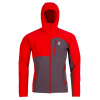 Pánska bunda High Point Versa Hoody Jacket Red/Iron gate