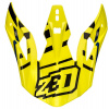 ZED šilt pre prilby X1.9 a X1.9D, ZED (žltá fluo/černá/modrá)