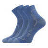 VoXX FRANZ 03 / Bavlnené fitness ponožky - jeans melé 43-46