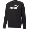 Puma Men Essential Big Logo Crew Sweatshirt Black|2XL