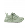 Detské topánky SKECHERS UNO matné pastelovo zelené na zips, veľ. 30
