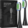 Smilesonic OrthoClean čierne Náhradné Hlavice pre ortodontické zubné kefky 2 ks