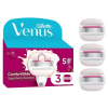 Gillette Venus Pro ComfortGlide Dámske Holiace Hlavice s Vôňou Sugarberry, Náhradné Holiace Hlavice