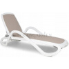 Viacfarebné plastové Nardi (Nardi Alfa Bianco Tortra Deckchair)