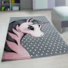 Vopi Dětský koberec Kids 590 pink (Varianta: Kulatý průměr 160 cm)