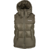 Columbia PIKE LAKE INSULATED VEST kaki,biela Dámska vesta XS