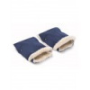 Rukávnik na kočík 2 ks Sensillo 45x21 navy Modrá