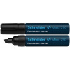 Popisovač permanentný zrezaný hrot Schneider Maxx 250 2-7mm čierny
