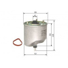 TATechnix Palivový filter Citroen C4 GRAND PICASSO I (UA_) - 1.6HDi110
