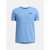 Chlapčenské tričko Under Armour UA B SPORTSTYLE LEFT CHEST SS Modrá YSM