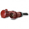 In-Line Current Meter, 32A, 230V, IEC309-32A 3-PH, 3P+N+G (AP7175B)