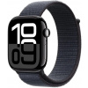 Apple Watch Series 10 GPS + Cellular 46mm Klavírno čierny hliník s atramentovým prevliekacím remienkom
