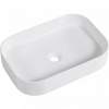 CERANO - Umývadlo keramické Matteo - na dosku - biela lesklá - 55,5x38 cm CER-428395