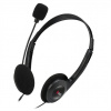 C-TECH Sluchátka s mikrofonem MHS-03E, černá MHS-03E