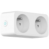 Inteligentná zásuvka IMMAX NEO LITE Smart vnútorná dvojzásuvka, 16A, WiFi (07751L)