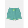 Detské bavlnené šortky United Colors of Benetton 38OHG901V.P.Seasonal tyrkysová 90