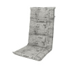 Poduška na vysoké kreslo Doppler Spot 48x118 cm sivá so vzorom