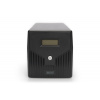 DIGITUS Professional Line-Interactive UPS, 1000VA / 600W 12V / 7Ah x2 baterie, 4x CEE 7/7, AVR, USB, RS232, RJ11 / RJ45, LCD displ