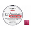 Neviditeľný pletený šnúrkový drôt Dragon Invisible Vanish Red 135 m 0,06 mm