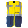 Korntex Vesta KXMF – Berlin, multifunkční, reflexní COT76KXMF79514-yellow/navy 4XL Žlutá/navy