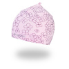Little Angel Čiapka tenká Tlač Outlast® UV 50+ Ružová baby kvietky Veľ. 4 (45-48 cm)