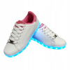 LED SVIETIACE TOPÁNKY Adidas Športové BIELE NABÍJACIE USB 38