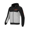 bunda CHROME V2 SPORT, ALPINESTARS (šedá/černá/červená fluo, vel. 2XL)