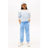 Nohavice Tommy Hilfiger jednofarebná, KS0KS00596 KS0KS00596.128.176.9BYA modrá 176