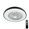 NEDES LCL6345 Stropné svietidlo OPAL LED + ventilátor 48W, 3000K-6500K, 3600lm, IP20, DO, čierna/biela