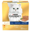 Gourmet Gold tuniak pečeň morka hovädzie 8 x 85 g