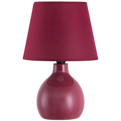 Rabalux Ingrid stolová lampa 1x40 W červená 4478