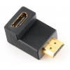 PremiumCord HDMI M/F adaptér 90° pravý uhol, pozlátený kphdma-5