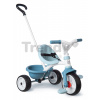 Trojkolka s voľnobehom Be Move Tricycle Blue Smoby s vodiacou tyčou a EVA kolesami modrá od 15 mes