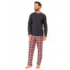 Pánské pyžamo Orion HOTBERG bordo (vínová) L