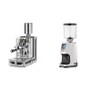 Rocket Espresso Porta Via + Eureka Atom Specialty 75, white
