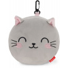 Cestovný vankúšik s maskou na spanie Legami Travel Pillow With Sleep Mask - My Travel Buddy - Kitty uni