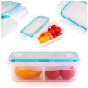 LUNCHBOX 400 ml na skladovanie potravín delená HERMETICKÁ nádoba