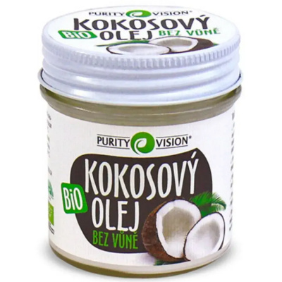 Purity Vision Kokosový olej bez vône BIO 120 ml