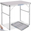 Tectake 401066 kempingový stolík hliníkový